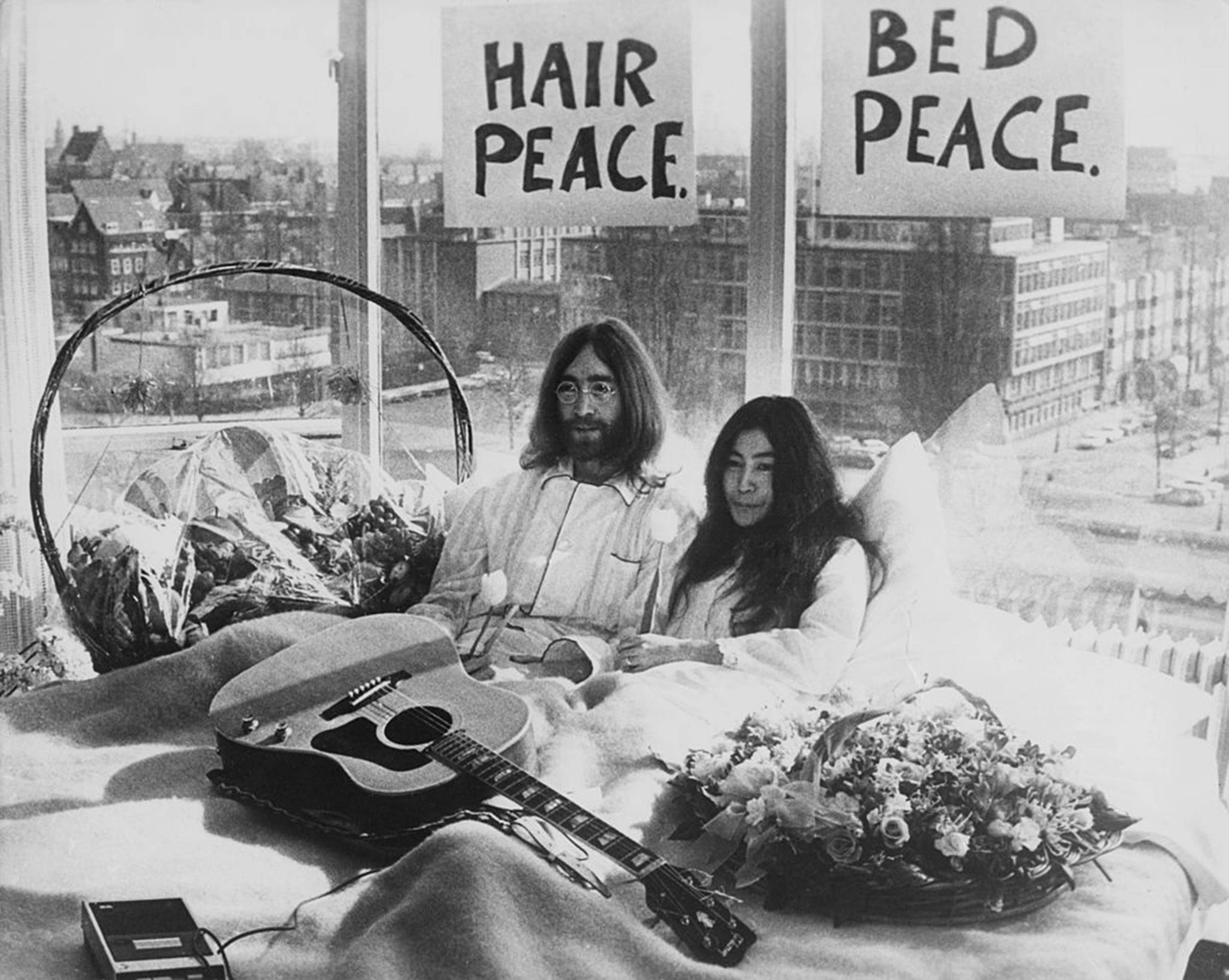 John Lennon ve Yoko Protestosu